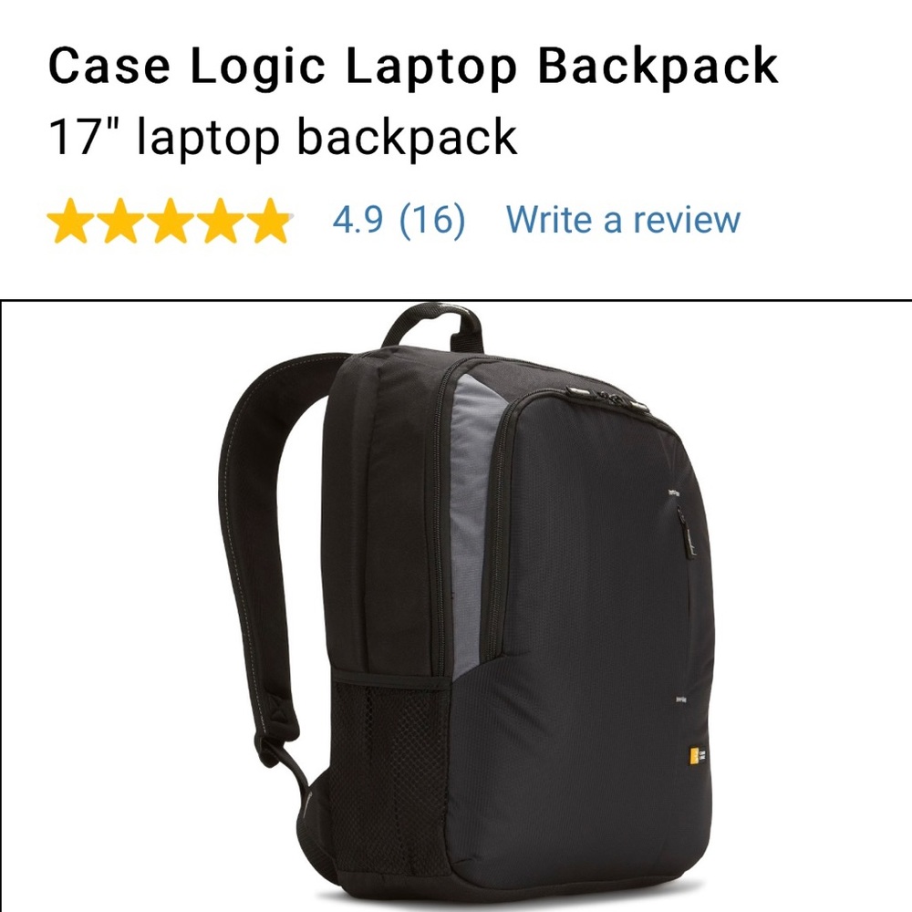 Case logic laptop backpack